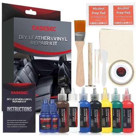 car leather repair kit black