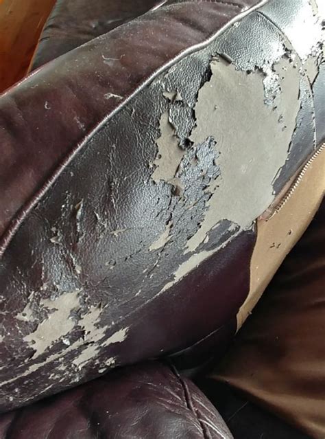 how to repair a faux leather sofa