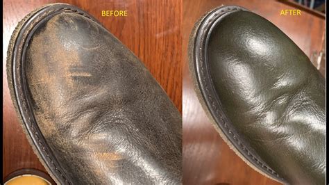 how to repair a scuff on leather shoes