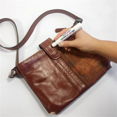 how to repair scratched leather handbag