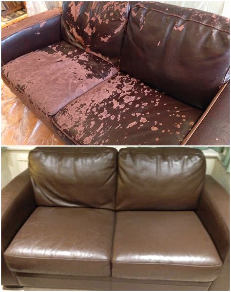 leather couch colour repair