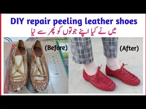 peeled leather repair